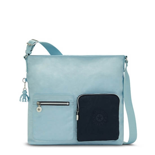 Kipling Eirene Tote Bags Blue | USA-05RPSI