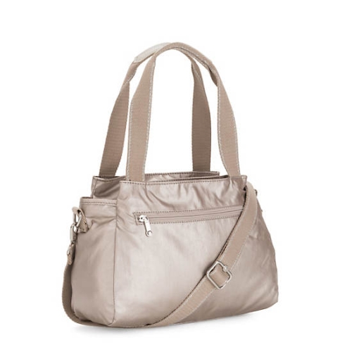 Kipling Elysia Metallic Shoulder Bags Beige | USA-70DULV