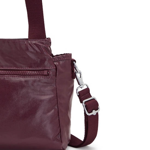 Kipling Elysia Metallic Shoulder Bags Burgundy | USA-41DQLN