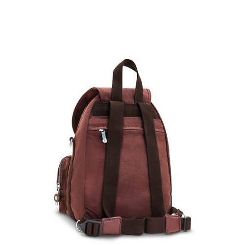 Kipling Firefly Up Convertible Backpacks Burgundy | USA-35PKSZ