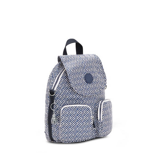 Kipling Firefly Up Printed Convertible Backpacks Grey | USA-85RYUI