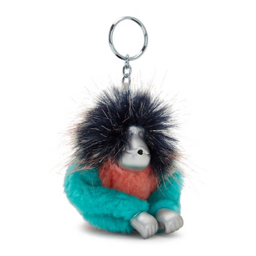 Kipling Fun Hair Sven Monkey Keychains Green | USA-09UWDM