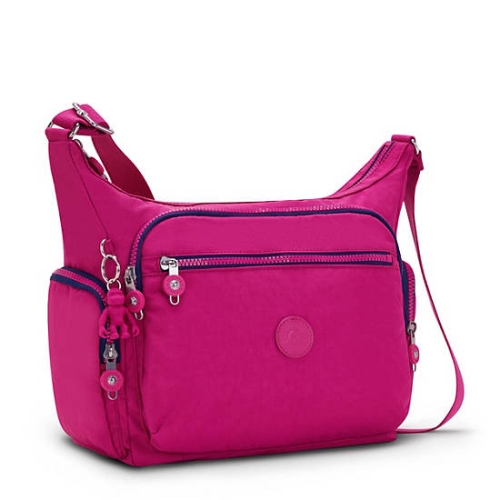 Kipling Gabbie Crossbody Bags Pink Fuchsia | USA-28DWPR