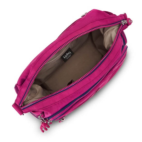 Kipling Gabbie Crossbody Bags Pink Fuchsia | USA-28DWPR