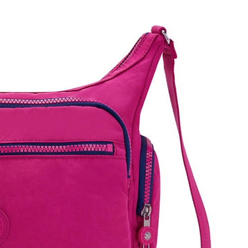 Kipling Gabbie Crossbody Bags Pink Fuchsia | USA-28DWPR