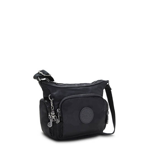 Kipling Gabbie Mini Crossbody Bags Black Camo | USA-24YBNI