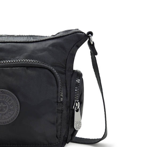 Kipling Gabbie Mini Crossbody Bags Black Camo | USA-24YBNI