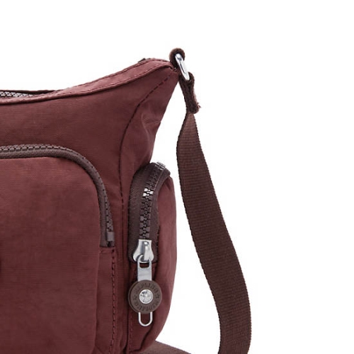 Kipling Gabbie Mini Crossbody Bags Burgundy | USA-07FNWY