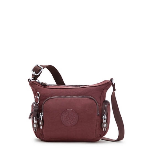 Kipling Gabbie Mini Crossbody Bags Burgundy | USA-07FNWY