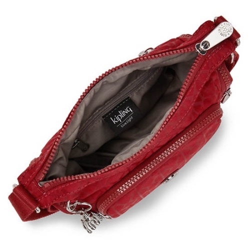 Kipling Gabbie Mini Crossbody Bags Red | USA-82OCTL