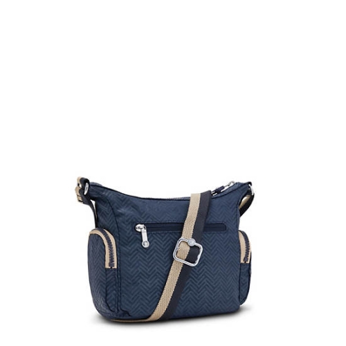 Kipling Gabbie Mini Printed Crossbody Bags Blue | USA-09HWJE