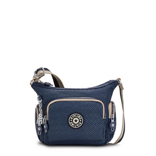 Kipling Gabbie Mini Printed Crossbody Bags Blue | USA-09HWJE