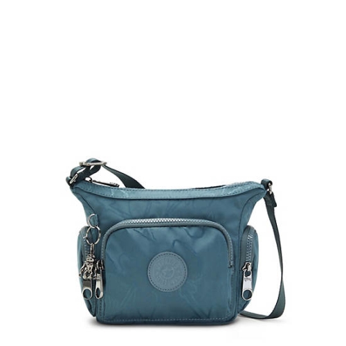 Kipling Gabbie Mini Printed Crossbody Bags Navy Grey | USA-20CYPZ