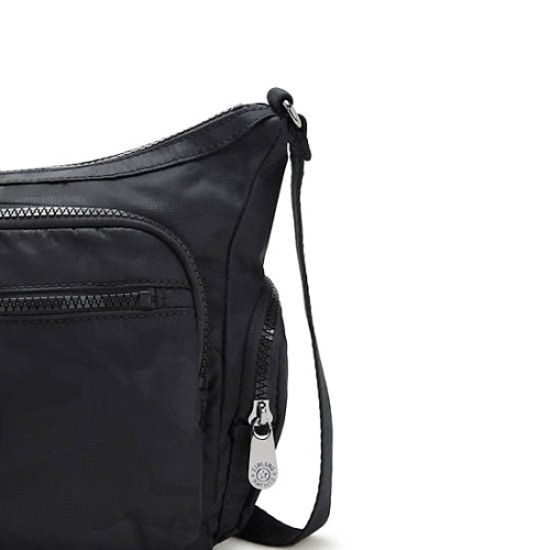 Kipling Gabbie Small Crossbody Bags Black Camo | USA-46QVAF