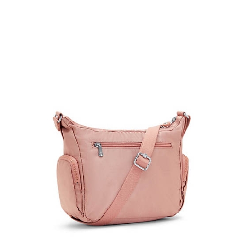 Kipling Gabbie Small Metallic Crossbody Bags Rose | USA-74CIGQ