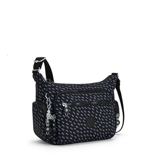 Kipling Gabbie Small Printed Crossbody Bags Blue White | USA-08EIBR