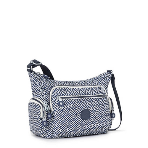 Kipling Gabbie Small Printed Crossbody Bags Grey | USA-90ICYQ