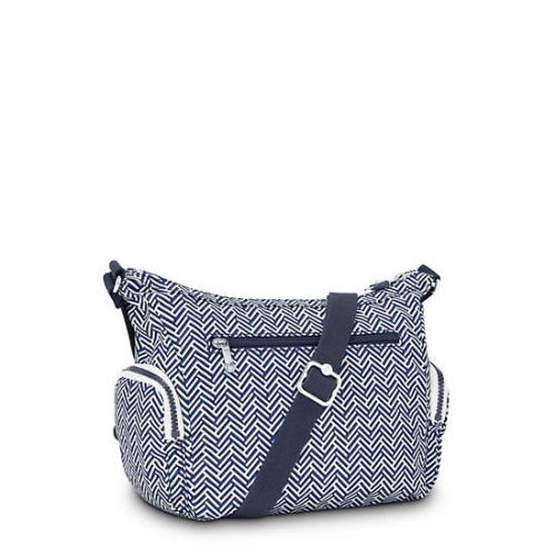 Kipling Gabbie Small Printed Crossbody Bags Grey | USA-90ICYQ