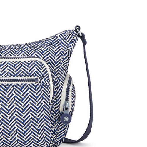 Kipling Gabbie Small Printed Crossbody Bags Grey | USA-90ICYQ