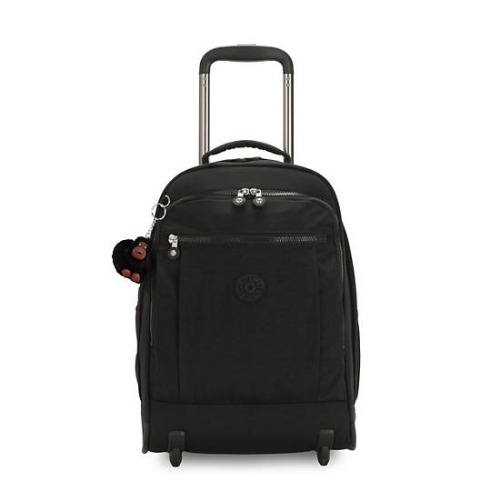 Kipling Gaze Large Rolling Backpacks Black | USA-95GIZM