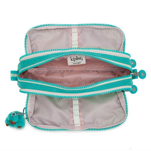 Kipling Gitroy Pencil Case Pouches Turquoise | USA-43EYGP