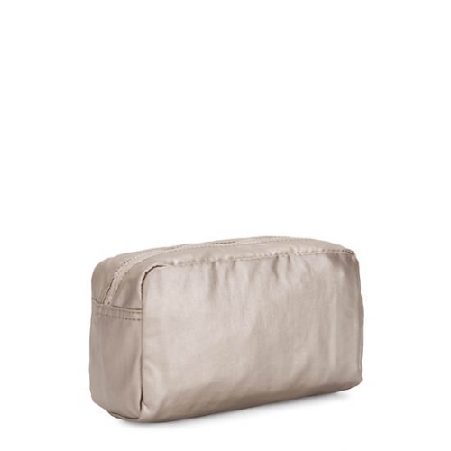 Kipling Gleam Metallic Pouches Beige | USA-54EUIG