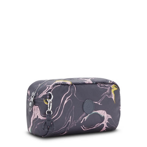 Kipling Gleam Printed Pouches Silver | USA-32KQHN