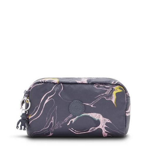 Kipling Gleam Printed Pouches Silver | USA-32KQHN