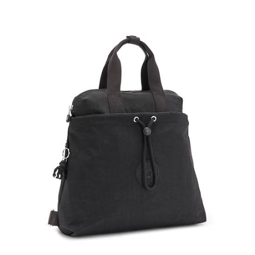 Kipling Goyo Medium Backpack Tote Handbags Black | USA-60STUY