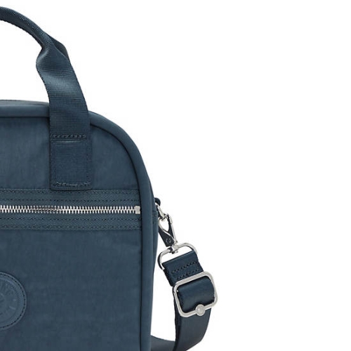 Kipling Hadya Shoulder Bags Navy Grey | USA-40XWZN