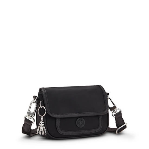 Kipling Inaki Small Crossbody Bag Handbags Black | USA-12JQKC