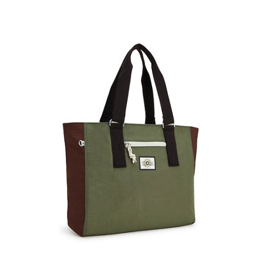 Kipling Jodi M Tote Bags Olive | USA-51JUAH