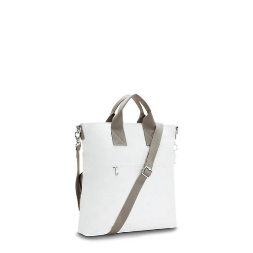 Kipling Jong Tote Bags White | USA-25CPXR