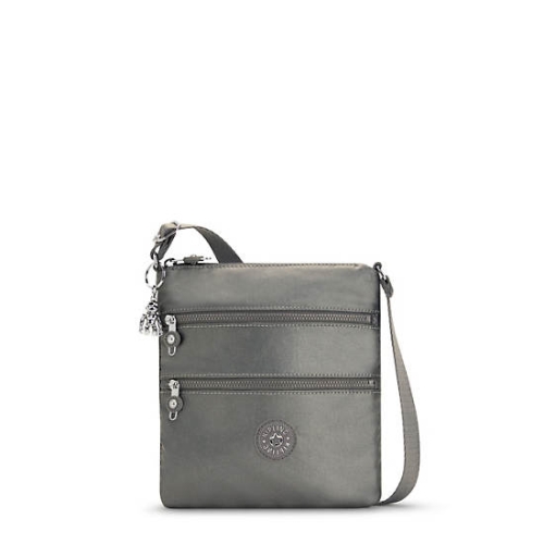 Kipling Keiko Metallic Crossbody Mini Bags Grey | USA-27DVEU