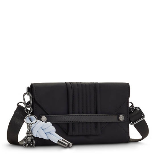 Kipling Lelio Crossbody Bags Black | USA-51XGSY