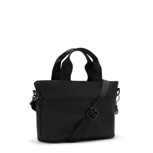 Kipling Minta Shoulder Bags Black | USA-93RQFH