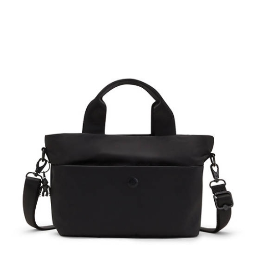 Kipling Minta Shoulder Bags Black | USA-93RQFH