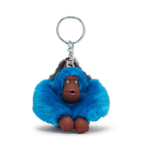 Kipling Mom And Baby Sven Monkey Keychains Navy | USA-97SNXC