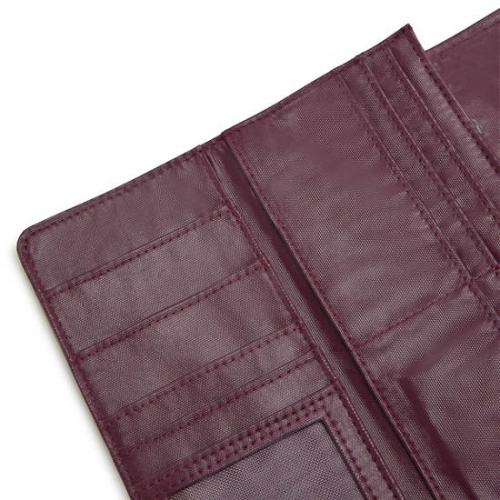 Kipling Money Land Metallic Snap Wallets Burgundy | USA-49LKSX