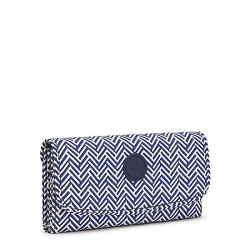 Kipling Money Land Printed Snap Wallet Handbags Grey | USA-13LEFJ