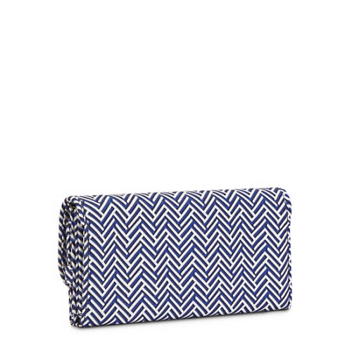 Kipling Money Land Printed Snap Wallet Handbags Grey | USA-13LEFJ