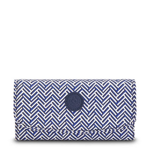 Kipling Money Land Printed Snap Wallet Handbags Grey | USA-13LEFJ