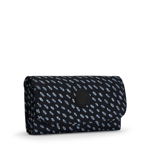 Kipling Money Land Printed Snap Wallet Handbags Black | USA-58OGZS