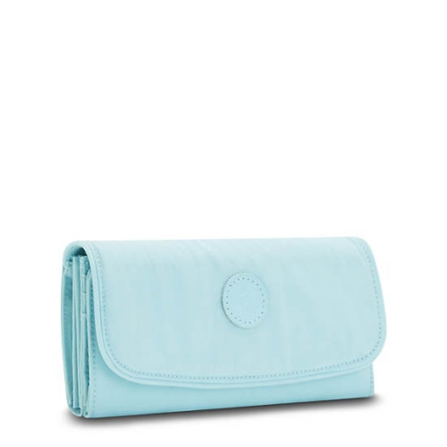 Kipling Money Land Snap Wallets Blue | USA-23BIRN