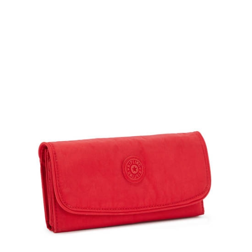 Kipling Money Land Snap Wallets Red | USA-59ENIL