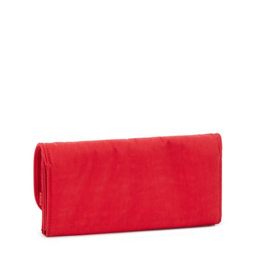 Kipling Money Land Snap Wallets Red | USA-59ENIL