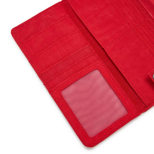 Kipling Money Land Snap Wallets Red | USA-59ENIL