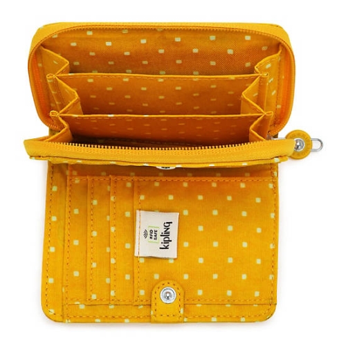 Kipling Money Love Classic Printed Small Wallets Yellow | USA-25XWIH