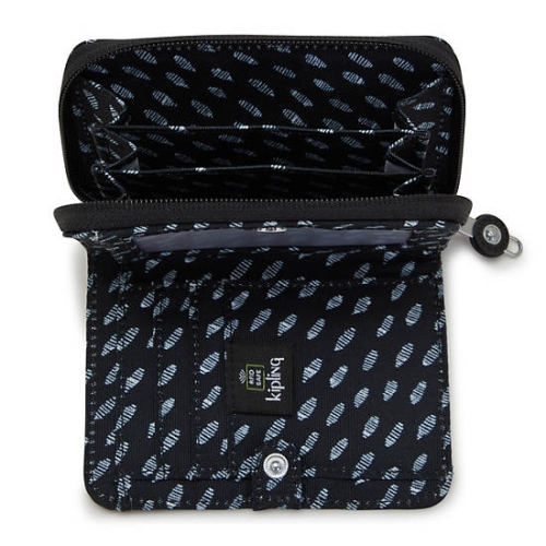 Kipling Money Love Classic Printed Small Wallets Black | USA-42ILKE