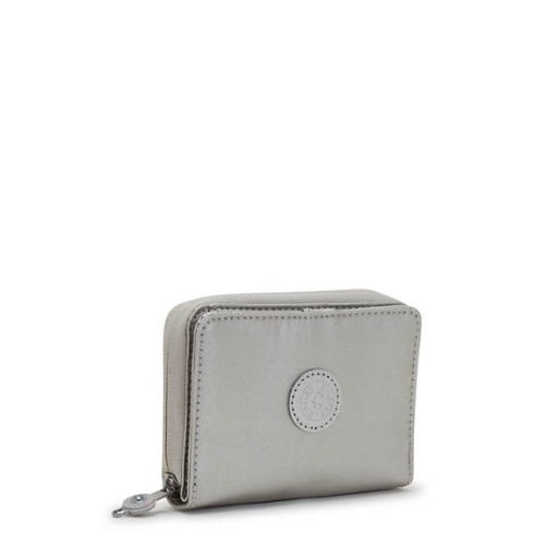 Kipling Money Love Metallic Small Wallets Silver | USA-14HGBZ